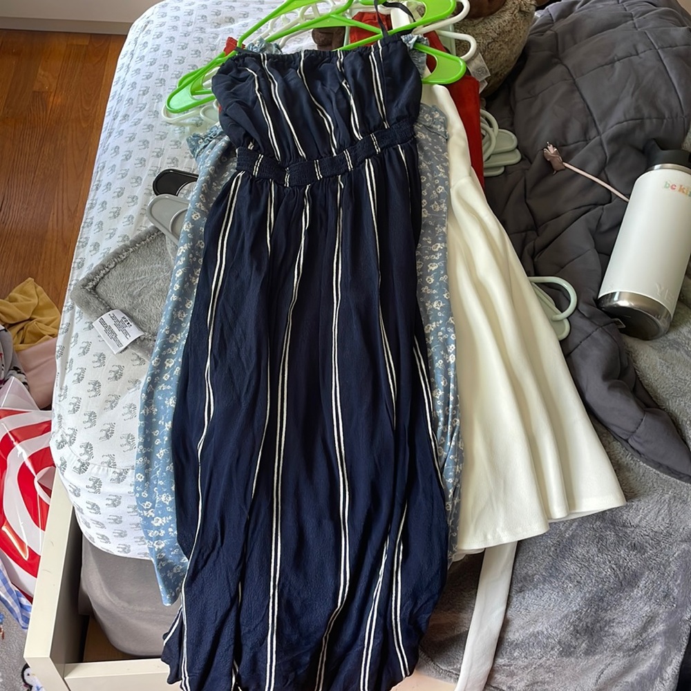 Strapless striped jumpsuit, TJMAXX, S
